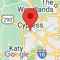 Map of Cypress, TX US